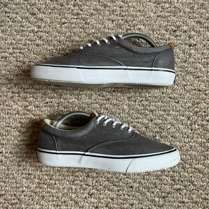 Gray Canvas Men's Sneakers